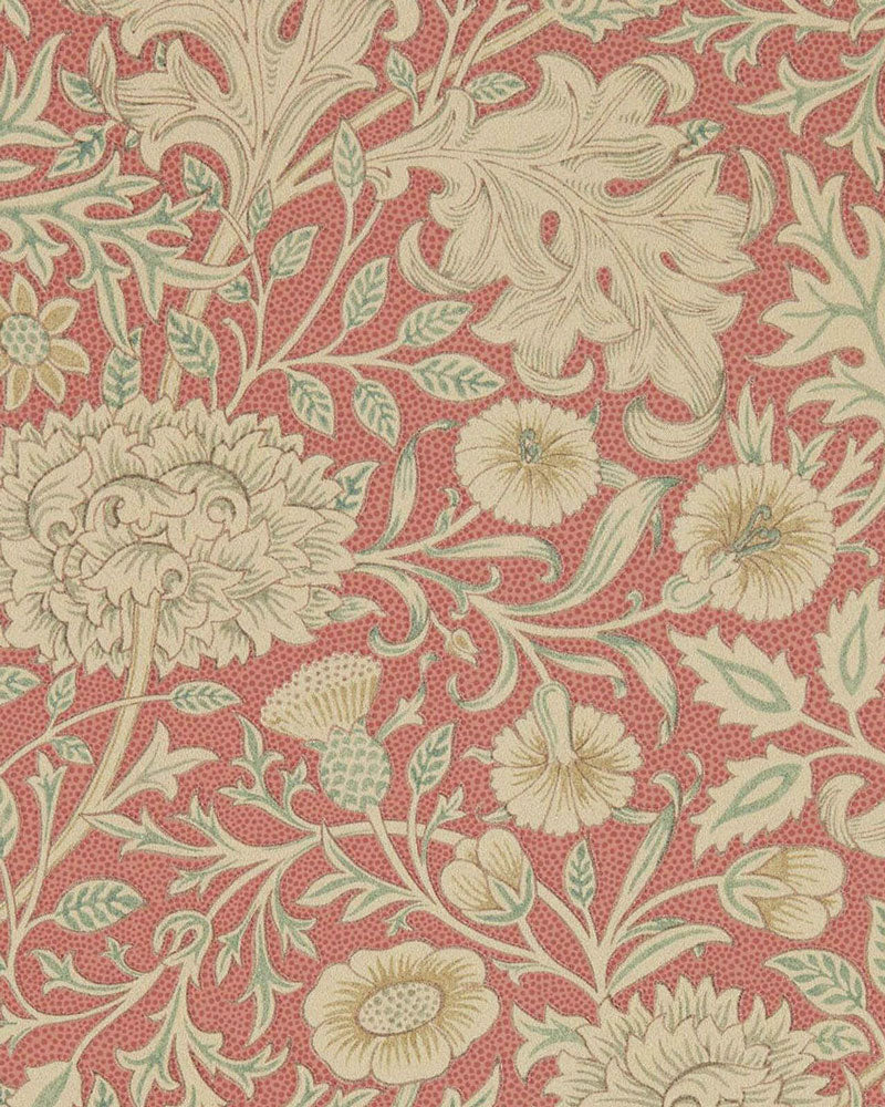 William Morris & Co. Tapet - Double Bough carmine red