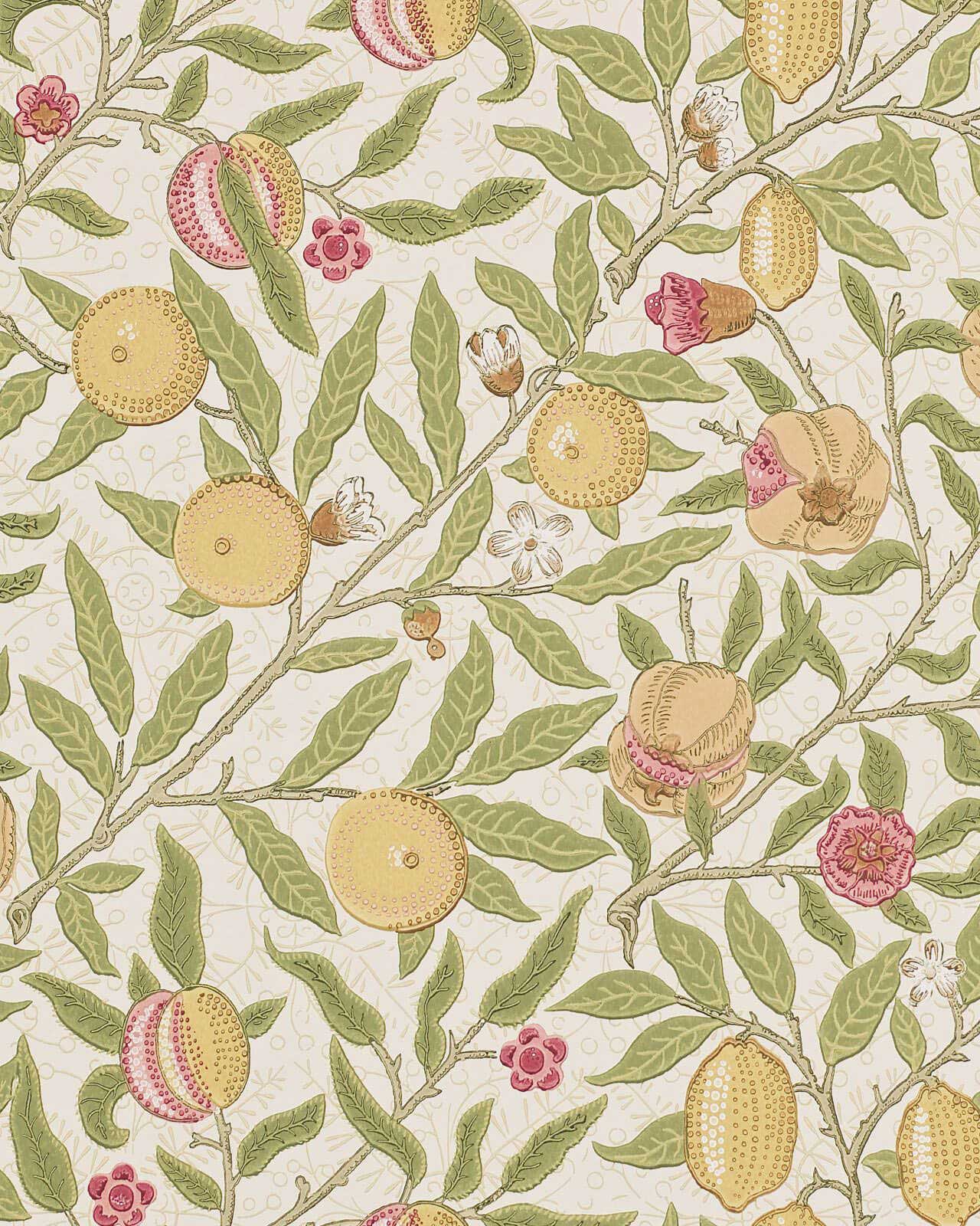 William Morris & Co. Tapet - Fruit Limestone/Artichoke