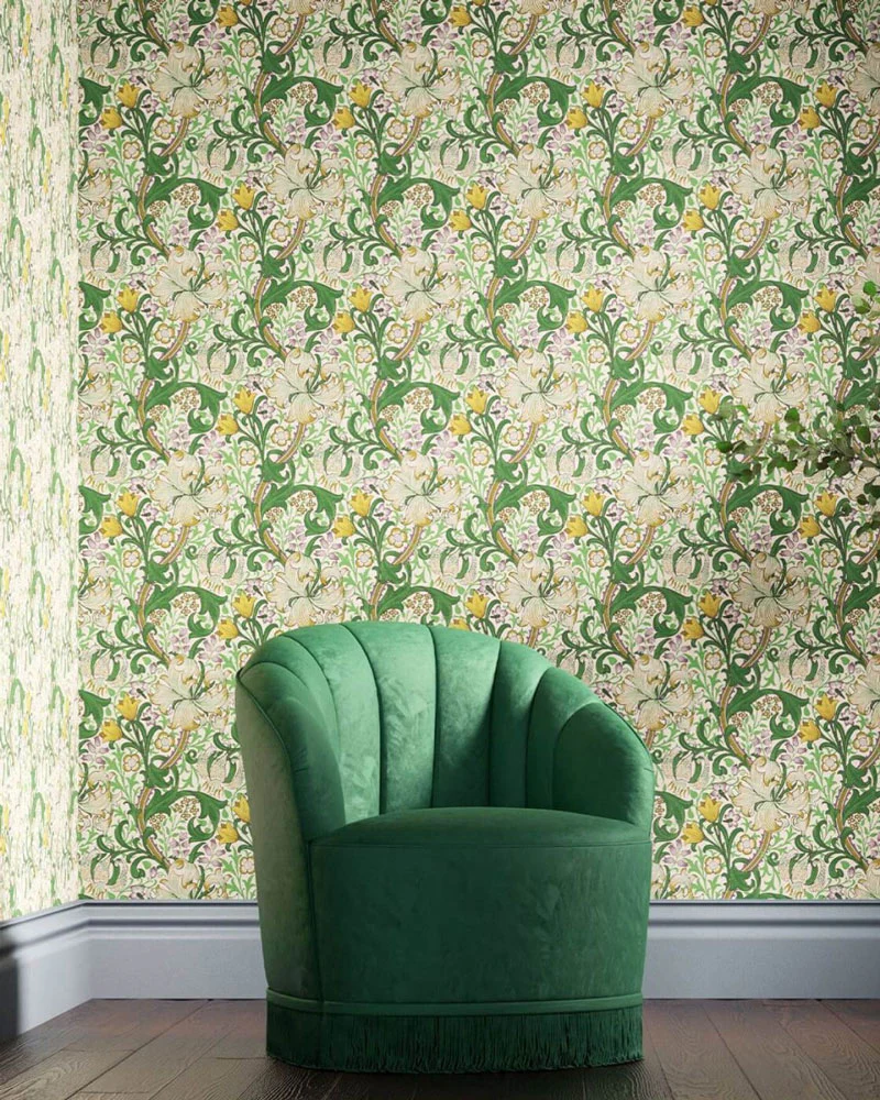 William Morris & Co. Tapet - Golden Lily Secret Garden - Image 2