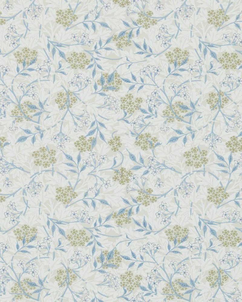 William Morris & Co. Tapet - Jasmine Ecru/Woad