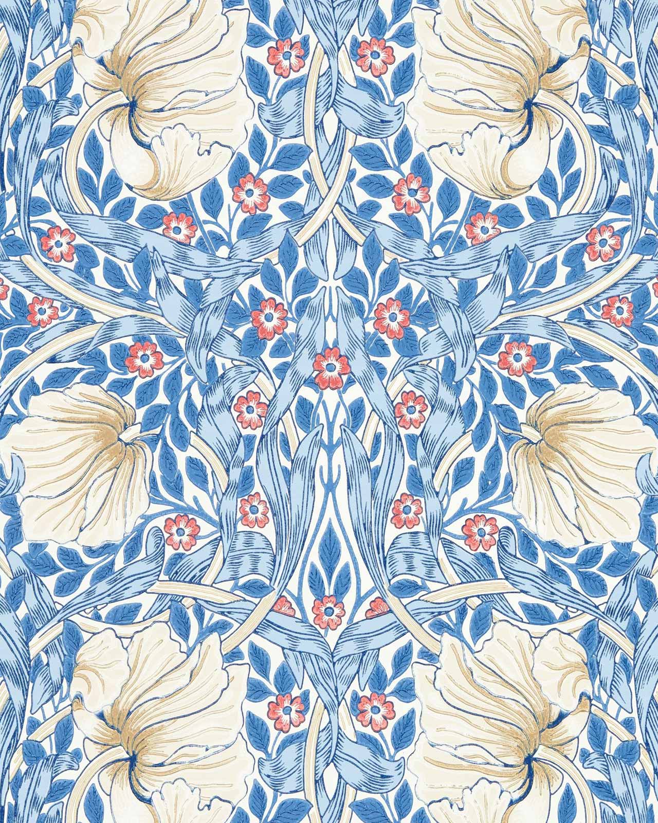 William Morris & Co. Tapet - Pimpernel Woad