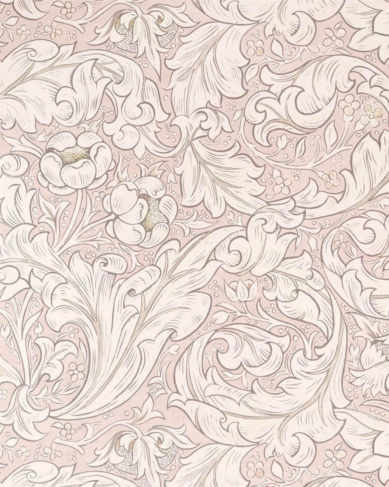 William Morris & Co. Tapet - Pure BachelorÂŽs Button Faded Sea Pink