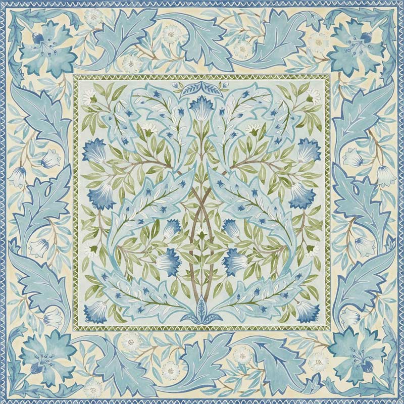 William Morris & Co. Tapet - Wilhelmina indigo