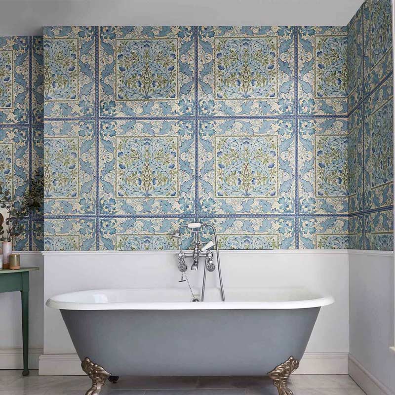 William Morris & Co. Tapet - Wilhelmina indigo - Image 2