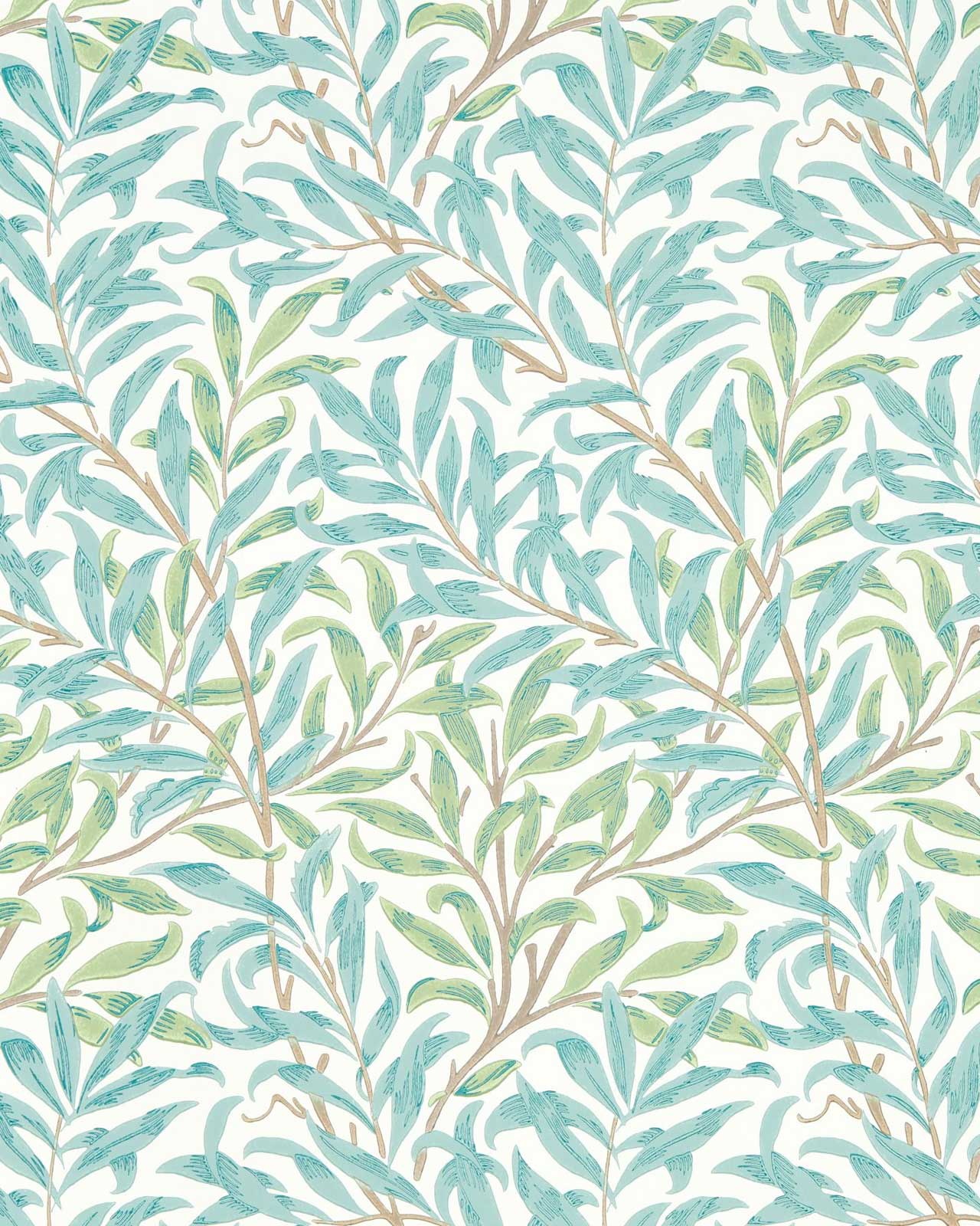 William Morris & Co. Tapet - Willow Boughs Willow/Seaglass